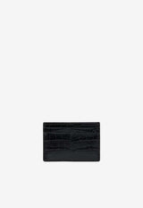Tom Ford Exotic Line Croc-Embossed Leather Cardholder Black Y0413LCL439S1N001_17e678bc-650b-4d30-981d-7d0d7df74d58
