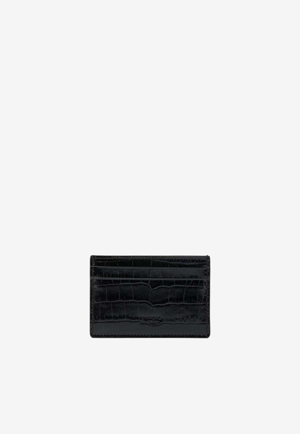 Tom Ford Exotic Line Croc-Embossed Leather Cardholder Black Y0413LCL439S1N001_17e678bc-650b-4d30-981d-7d0d7df74d58
