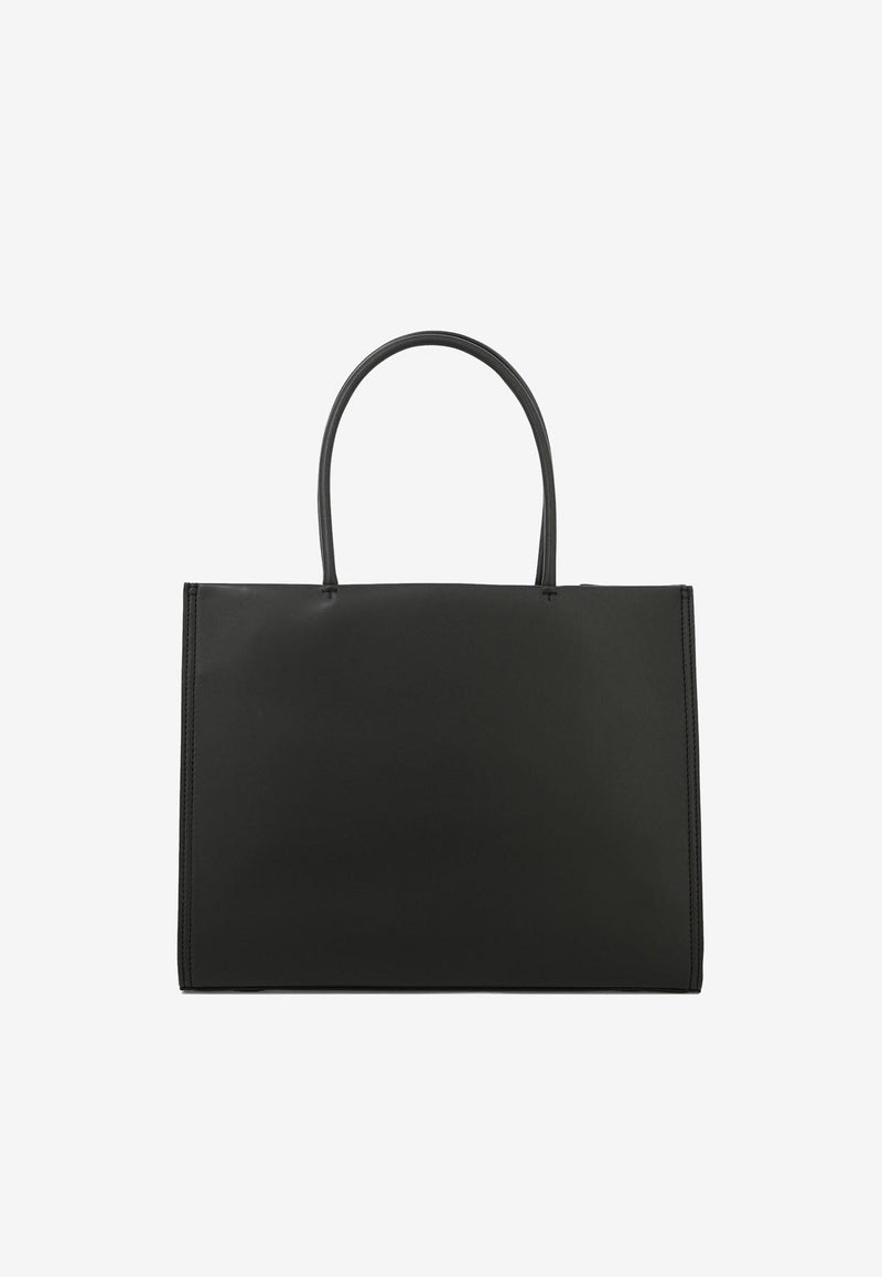 Tory Burch Small Ella Leather Tote Bag Black 145612001_81776