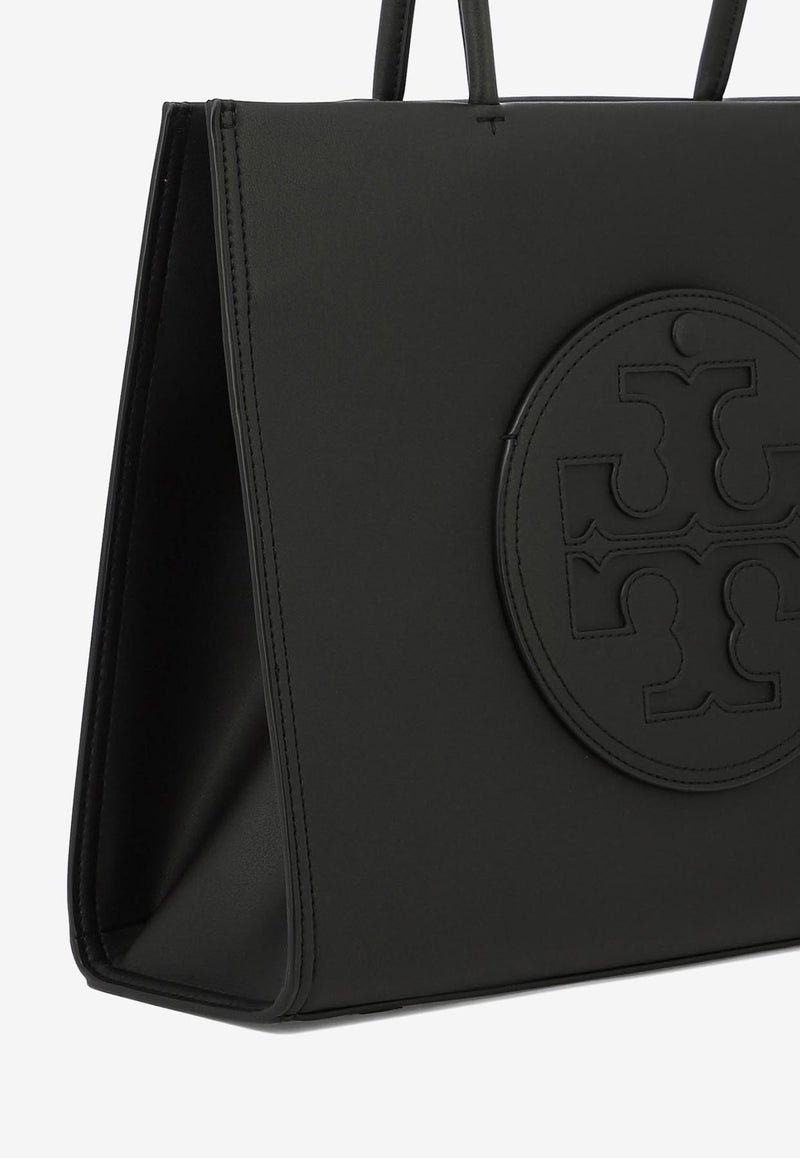 Tory Burch Small Ella Leather Tote Bag Black 145612001_81776