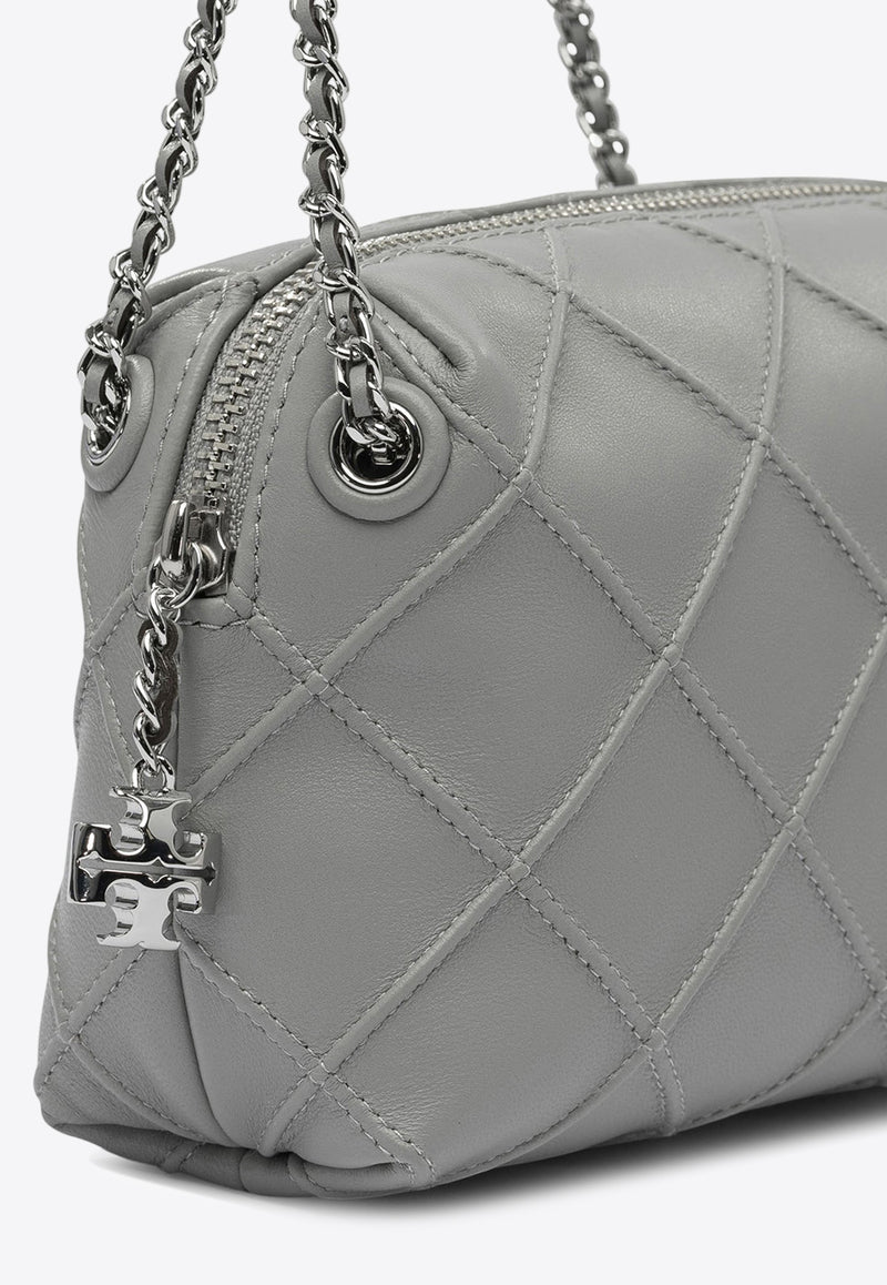 Tory Burch Fleming Soft Crossbody Bag Gray 169226020_81796