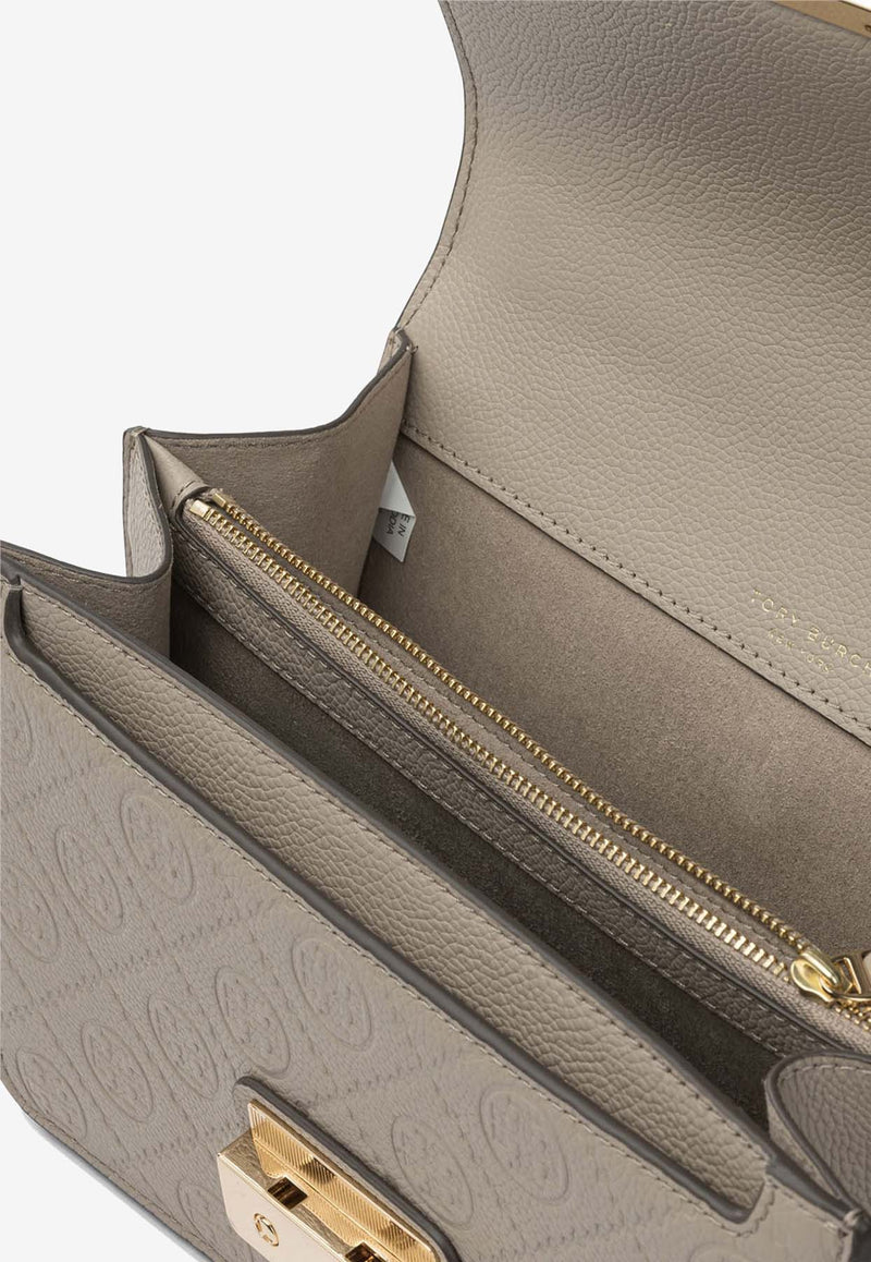 Tory Burch T Monogram Pebbled Shoulder Bag Taupe 175326200_52ca2bce-f28d-42a5-a8f7-cc10e900ba6c