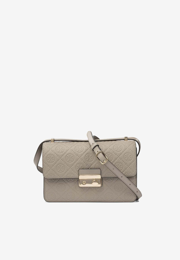 Tory Burch T Monogram Pebbled Shoulder Bag Taupe 175326200_52ca2bce-f28d-42a5-a8f7-cc10e900ba6c