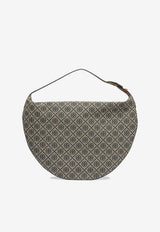 Tory Burch Large T Monogram Jacquard Balloon Bag Blue 177028405_81956