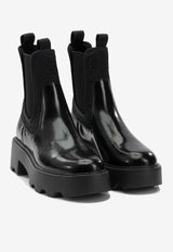 Tory Burch T Monogram Leather Chelsea Boots  Black 177079004_8a797009-26ce-4765-bd72-1041fcdd1f2e