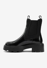 Tory Burch T Monogram Leather Chelsea Boots  Black 177079004_8a797009-26ce-4765-bd72-1041fcdd1f2e