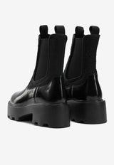 Tory Burch T Monogram Leather Chelsea Boots  Black 177079004_8a797009-26ce-4765-bd72-1041fcdd1f2e