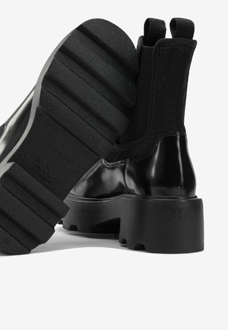 Tory Burch T Monogram Leather Chelsea Boots  Black 177079004_8a797009-26ce-4765-bd72-1041fcdd1f2e