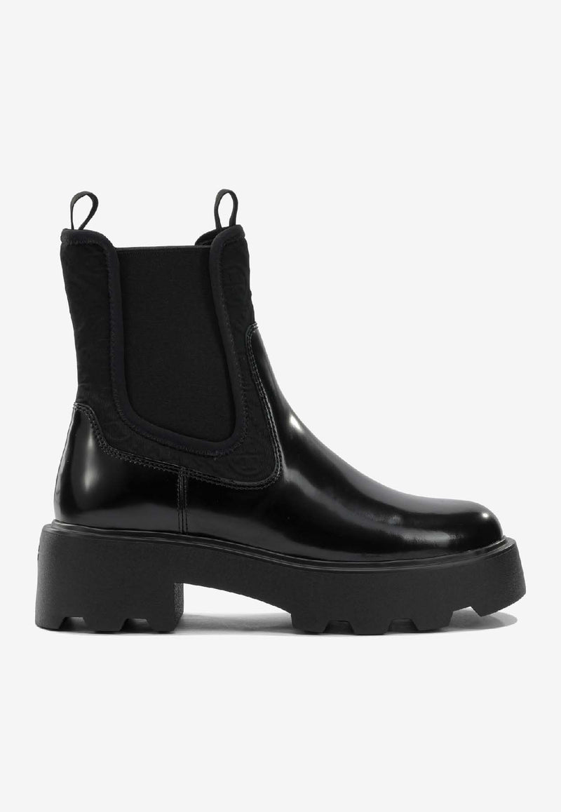 Tory Burch T Monogram Leather Chelsea Boots  Black 177079004_8a797009-26ce-4765-bd72-1041fcdd1f2e