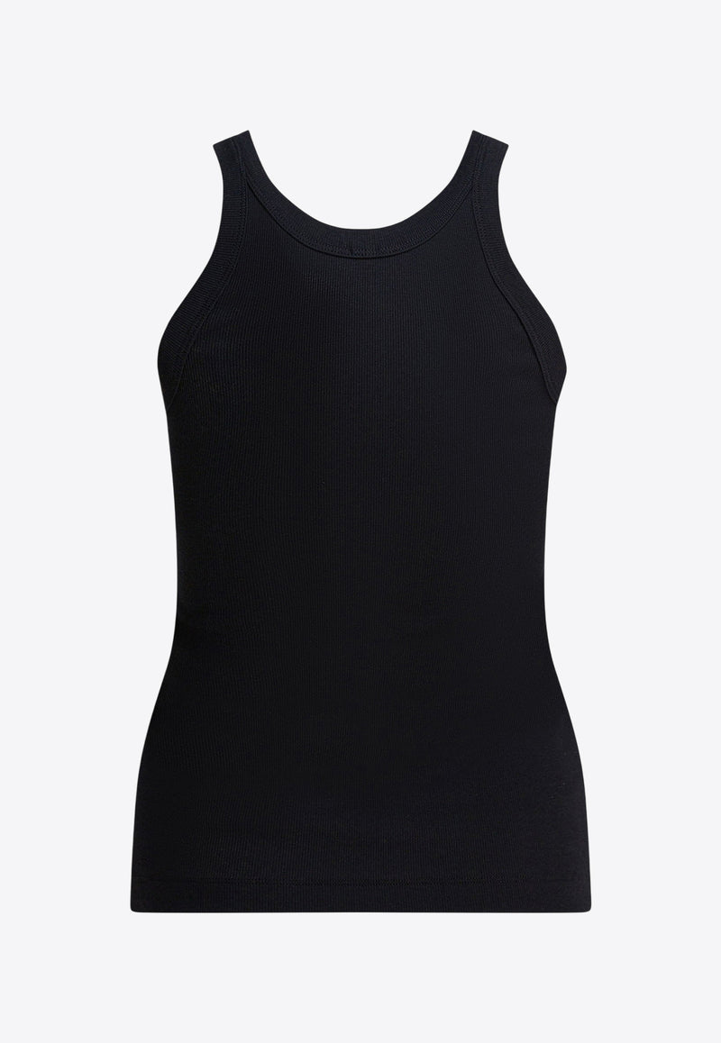 Toteme Logo Embroidered Tank Top Black 211-437-772200_81923