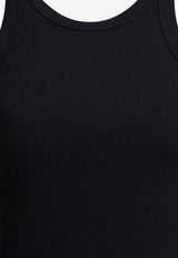 Toteme Logo Embroidered Tank Top Black 211-437-772200_81923