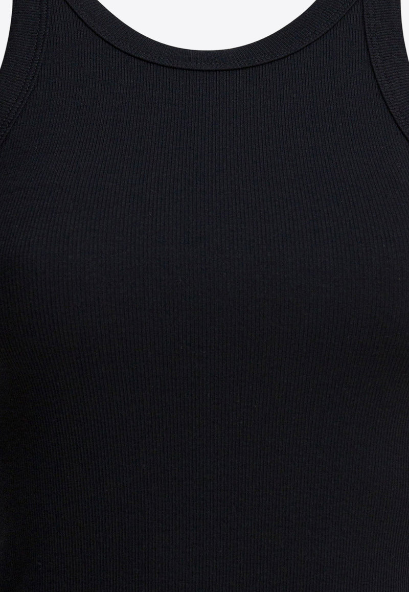 Toteme Logo Embroidered Tank Top Black 211-437-772200_81923
