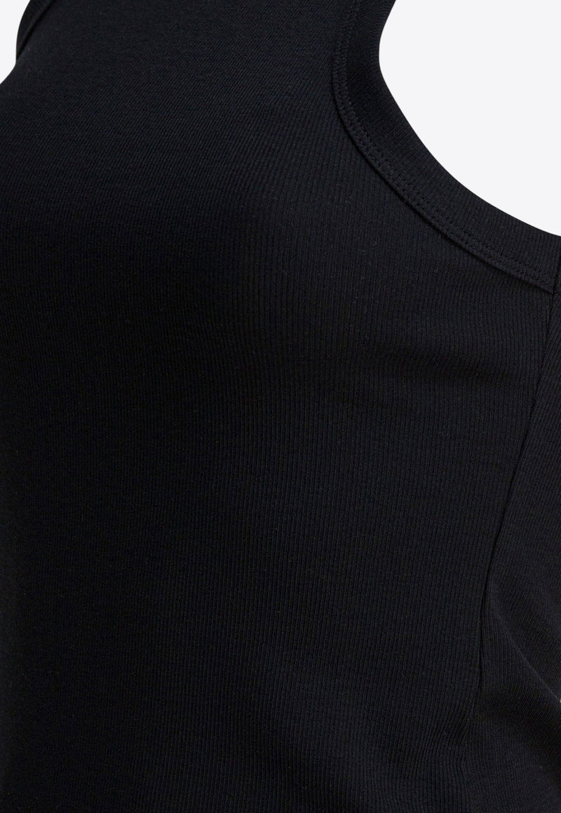 Toteme Logo Embroidered Tank Top Black 211-437-772200_81923