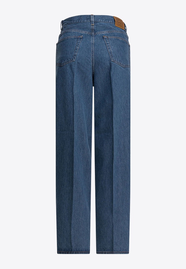 Toteme Straight-Leg Washed Jeans Blue 242-WRB2426-FB0045 32167_81837