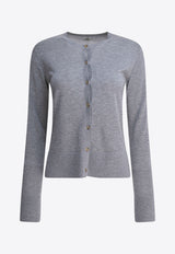 Toteme Fine Knit Cardigan Gray 243-WRT0329-YA0079074_81599