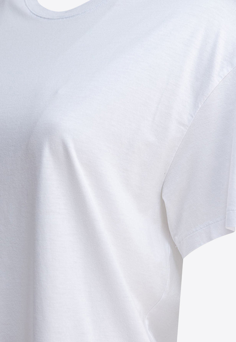 Toteme Basic Crewneck T-shirt White 252-WRT0529-FB0419047_81823