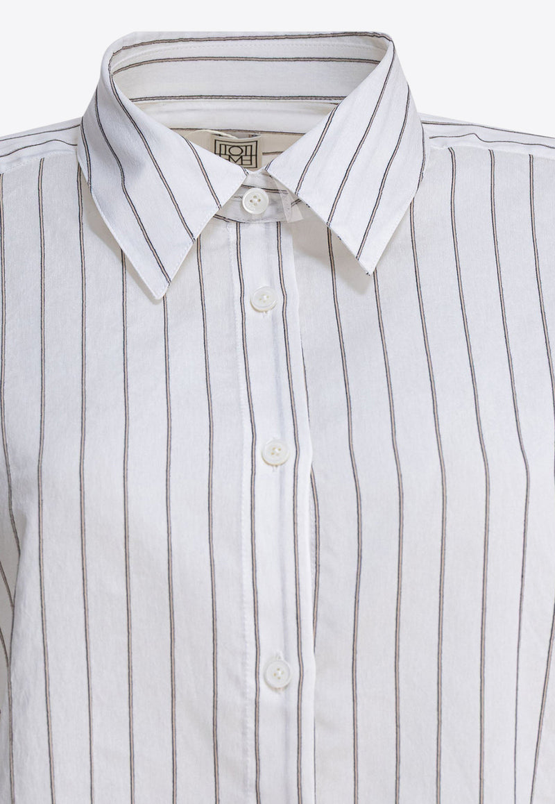 Toteme Striped Long-Sleeved Shirt White 253-WRT0480-FB0439303_82151