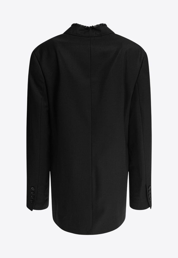 Toteme Wool Single-Breasted Jacket Black 253-WRZ0054-FB0435001_81545