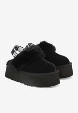 UGG Funkette Sheepskin Flatform Slippers  Black 1113474BLK_f5bc0c0b-3736-45b5-b7fe-2615bd0aef6e