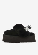 UGG Funkette Sheepskin Flatform Slippers  Black 1113474BLK_f5bc0c0b-3736-45b5-b7fe-2615bd0aef6e