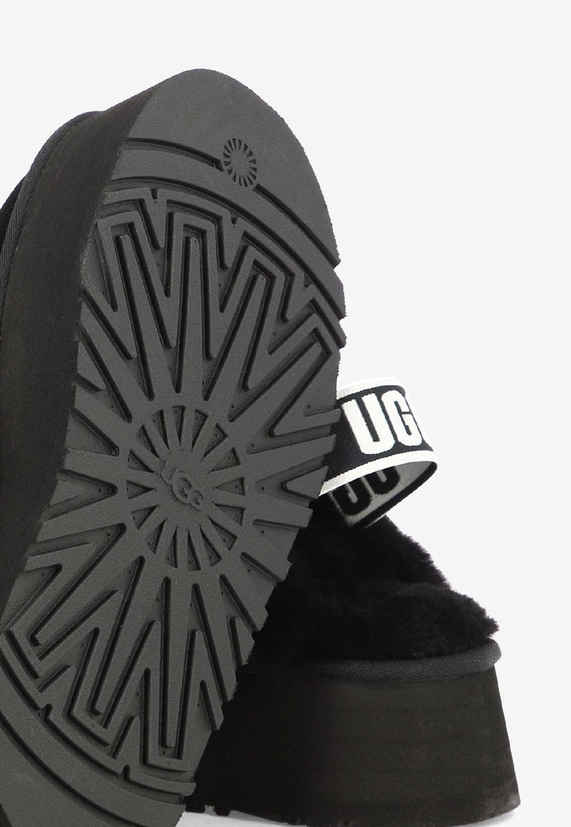 UGG Funkette Sheepskin Flatform Slippers  Black 1113474BLK_f5bc0c0b-3736-45b5-b7fe-2615bd0aef6e