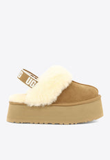 UGG Funkette Suede Flatform Slingback Flats  Chestnut 1113474CHE_23c5f0f7-a68d-4c6e-b787-b3345efffdb1