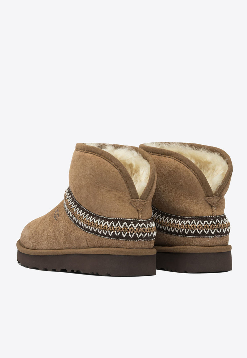 UGG Classic Mini Crescent Ankle Boots  Chestnut 1158262CHE_9fa99c65-7d41-453c-8ffe-3825dda8cf95