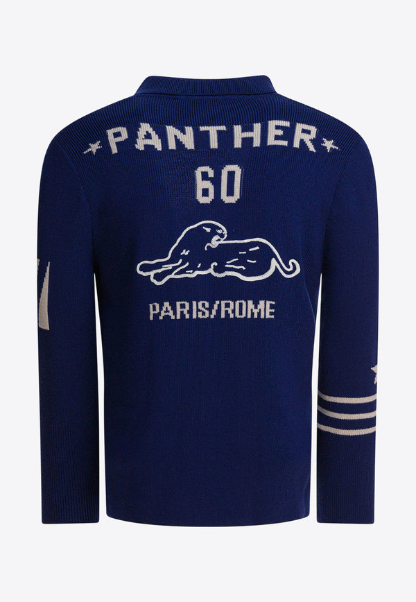 Valentino Chez Logo Wool Cardigan Blue 7V3KA05NB2GCMV_cfeae5d2-2813-4c5e-9194-21e864ddc6a3