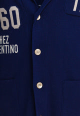 Valentino Chez Logo Wool Cardigan Blue 7V3KA05NB2GCMV_cfeae5d2-2813-4c5e-9194-21e864ddc6a3