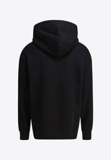 Valentino Chat De La Maison Patch Drawstring Hoodie Black 7V3MF28NB339RA_82548