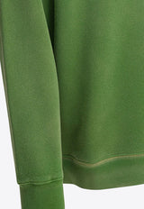 Valentino Chez Logo Print Sweatshirt Green 7V3MF29NAYH9LR_82546