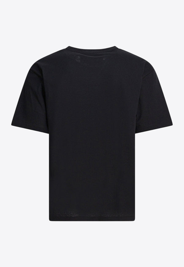 Valentino Chat De La Maison Print T-shirt Black 7V3MG16PB329RA_76145e2b-7bee-4460-a3ad-15b0cccd7cfc