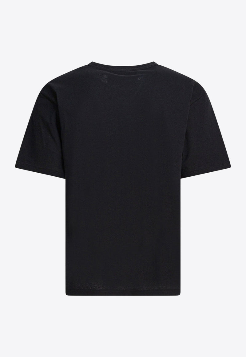 Valentino Chat De La Maison Print T-shirt Black 7V3MG16PB329RA_76145e2b-7bee-4460-a3ad-15b0cccd7cfc