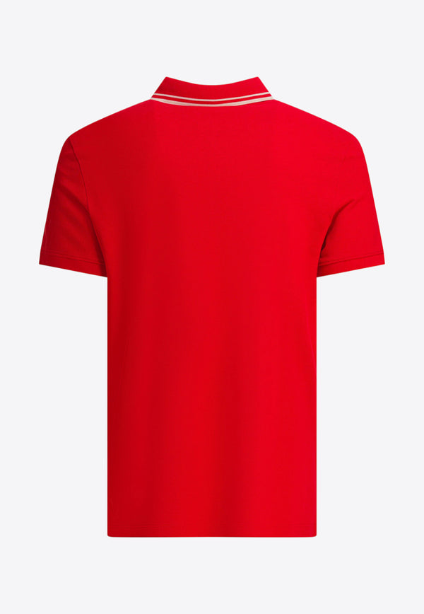 Valentino VLogo Patch Polo T-shirt Red 7V3MH01KAQK157_82513