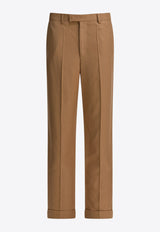 Valentino Tailored Straight-Leg Pants Beige 7V3RBM95AW1QSY_1c009b3f-91c1-4213-9cbf-04da3fc758ab