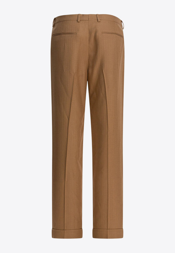 Valentino Tailored Straight-Leg Pants Beige 7V3RBM95AW1QSY_1c009b3f-91c1-4213-9cbf-04da3fc758ab