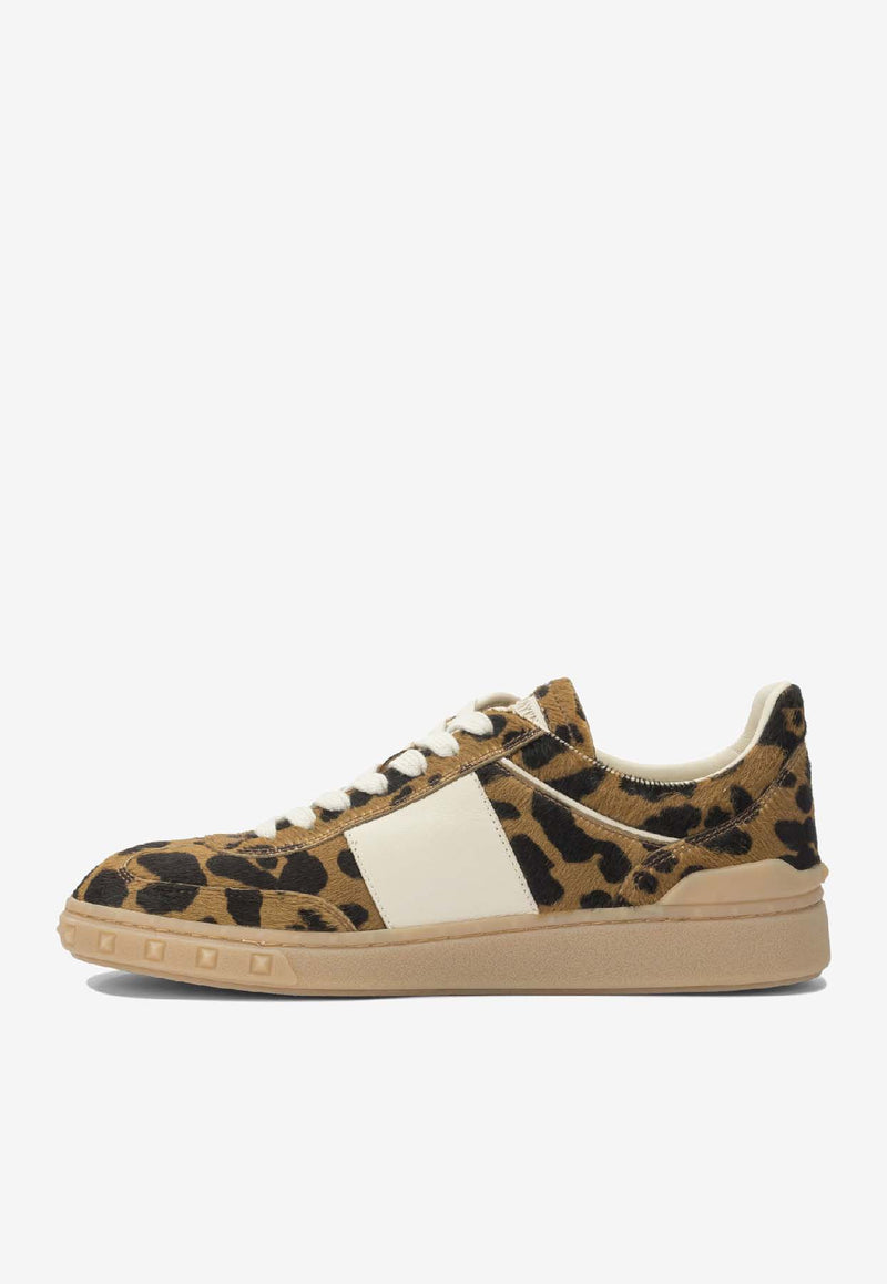 Valentino Upvillage Leopard Print Low-Top Sneakers Brown 7W0S0IL9ZQECHP_180e0793-98b3-4129-a9fb-1344411d9d7d