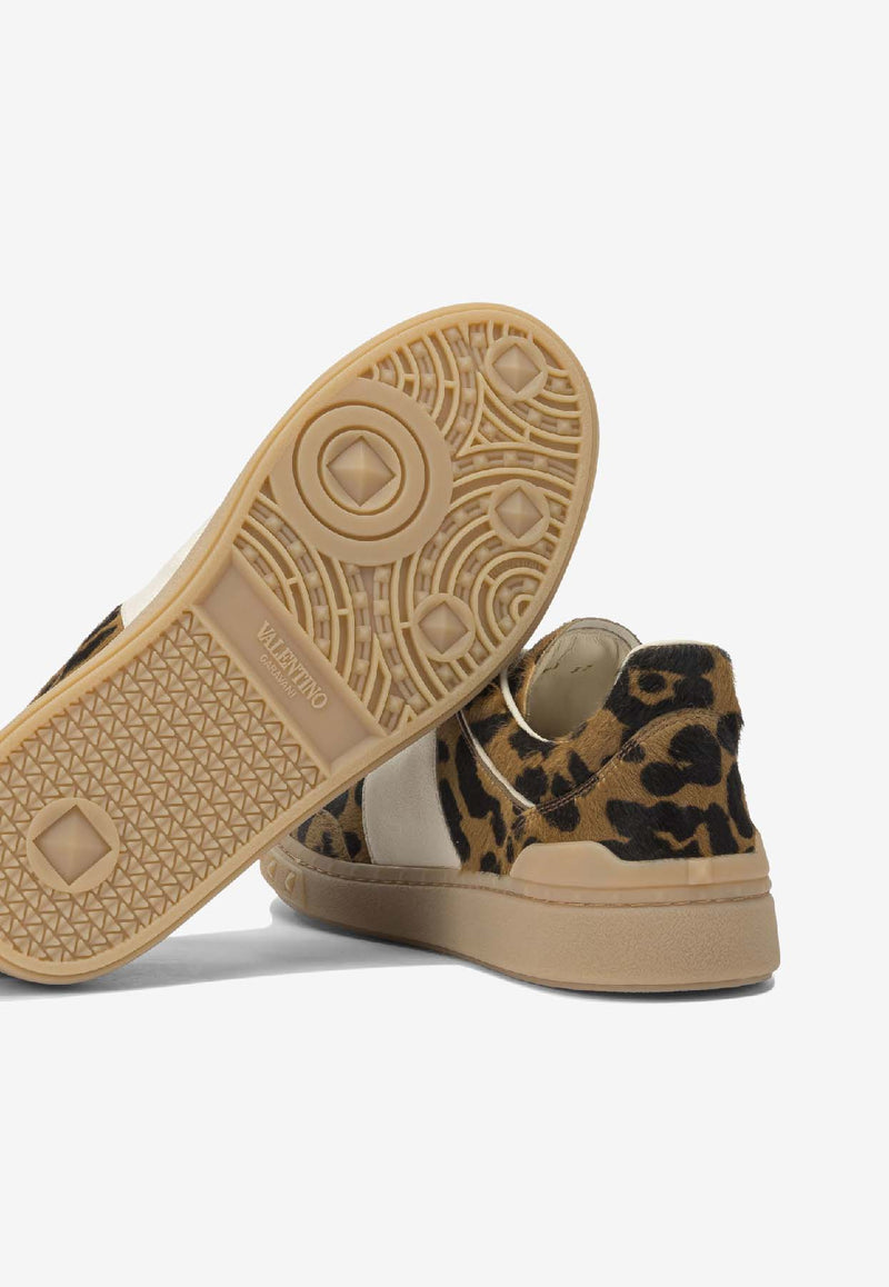Valentino Upvillage Leopard Print Low-Top Sneakers Brown 7W0S0IL9ZQECHP_180e0793-98b3-4129-a9fb-1344411d9d7d