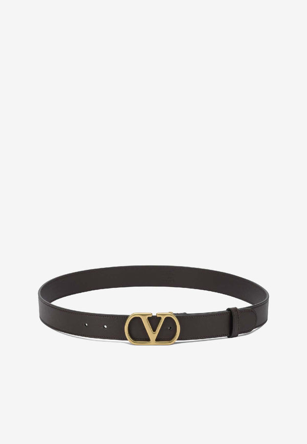 Valentino VLogo Leather Belt Brown 7W0T0SM3IYRREL_5bc1cfaa-64ca-479a-b0e1-5924288a662a