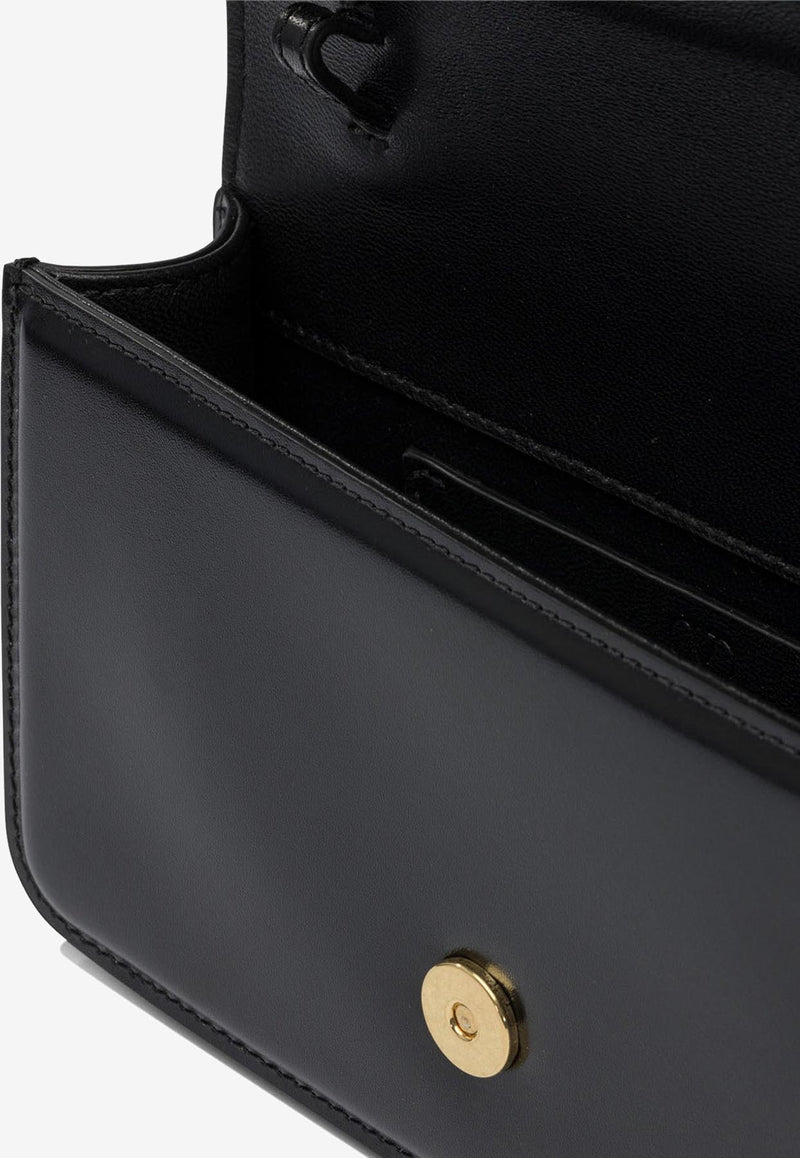 Valentino Vain Shiny Leather Clutch Bag Black 7W2B0R71GCB0NO_82720