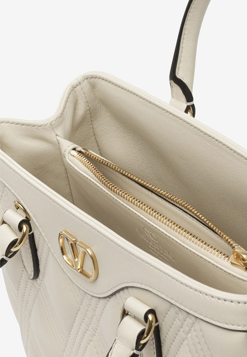 Valentino Quiltie 67 Leather Top Handle Bag Ivory 7W2B0R97MICREN_dccbbc08-ef6b-4d79-a293-8759f2f6ac7d