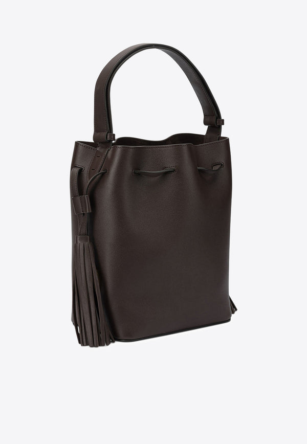 Valentino So Seau Leather Bucket Bag Brown 7W2B0R99HHLCTJ_1b9a4b5f-6b96-402a-881f-42d81d7034e2