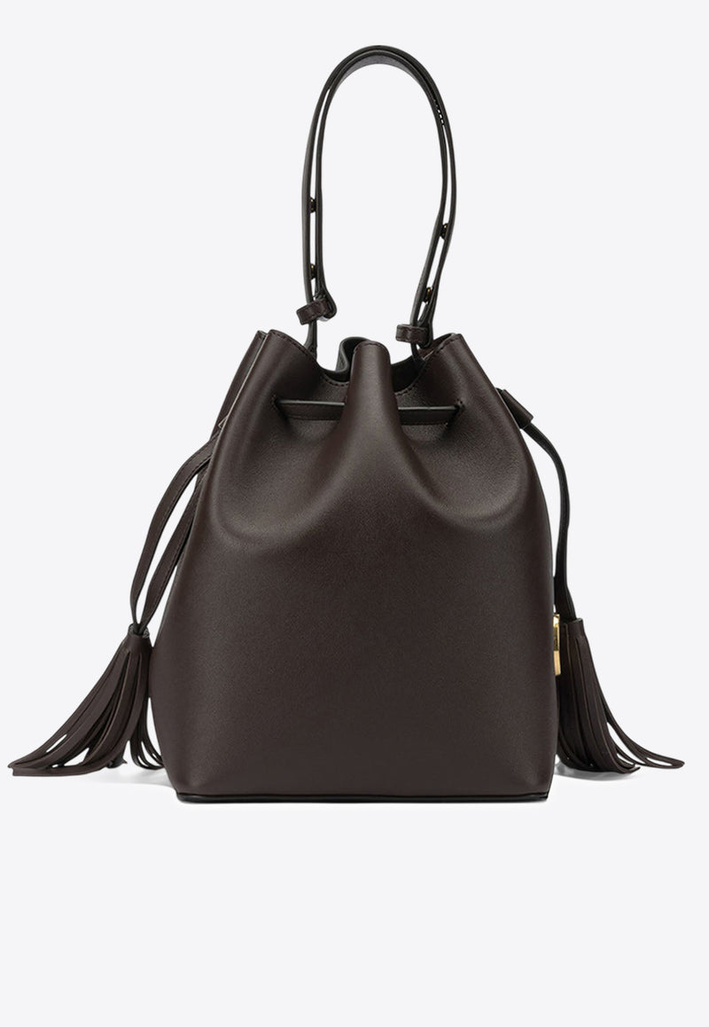 Valentino So Seau Leather Bucket Bag Brown 7W2B0R99HHLCTJ_1b9a4b5f-6b96-402a-881f-42d81d7034e2