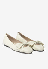 Valentino Bowow Leather Ballet Flats White 7W2S0MS0DDT098_757f7b47-27ac-4698-be0f-fad44b66a93c