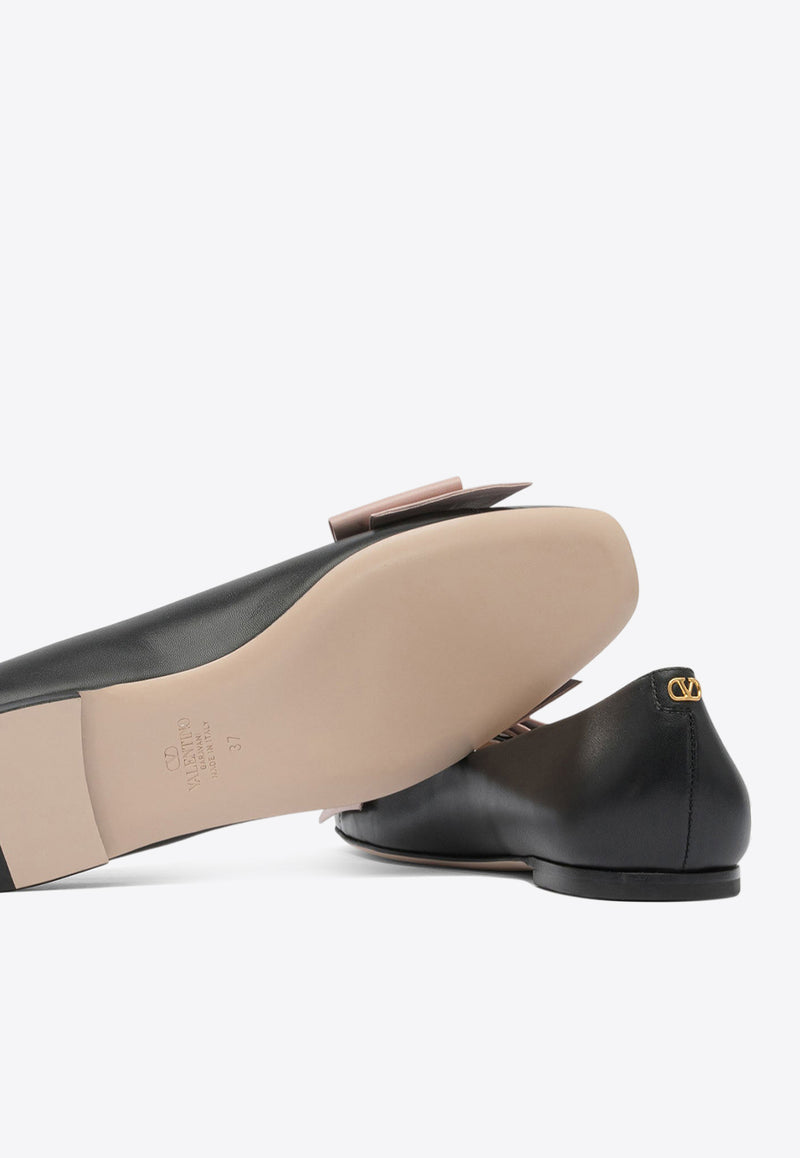 Valentino Bowow Leather Ballet Flats Black 7W2S0MS0DDT31A_5972f331-2958-4a71-a5b6-fd9de0cb6e08