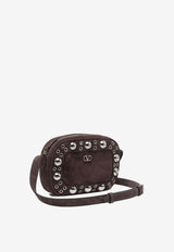 Valentino Nellcôte Studded Suede Crossbody Bag Brown 7Y2B0R74JET0TO_82712