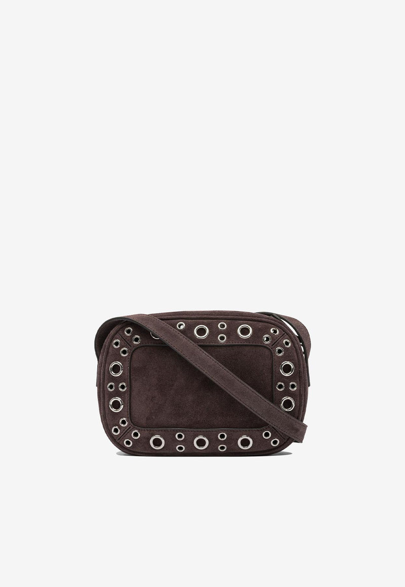 Valentino Nellcôte Studded Suede Crossbody Bag Brown 7Y2B0R74JET0TO_82712