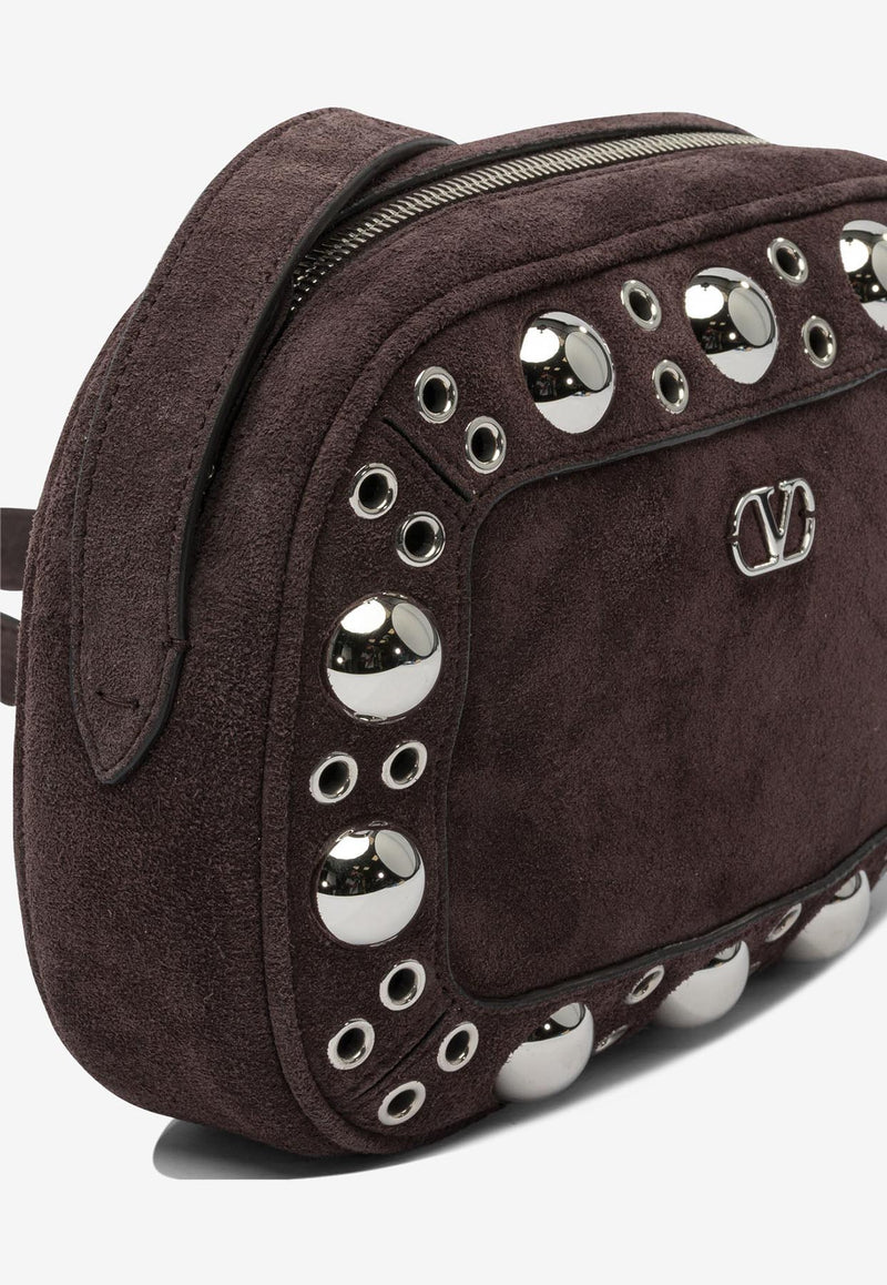 Valentino Nellcôte Studded Suede Crossbody Bag Brown 7Y2B0R74JET0TO_82712