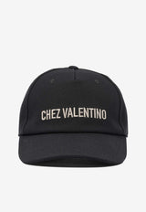 Valentino Chez Valentino Baseball Cap Black 7Y2HDA41FVH0NA_82725