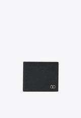 Valentino VLogo Signature Leather Bi-Fold Wallet Black 7Y2P0AP3UAG0NO_825e0e68-b00d-4d23-9cca-d2cbb403fdb5